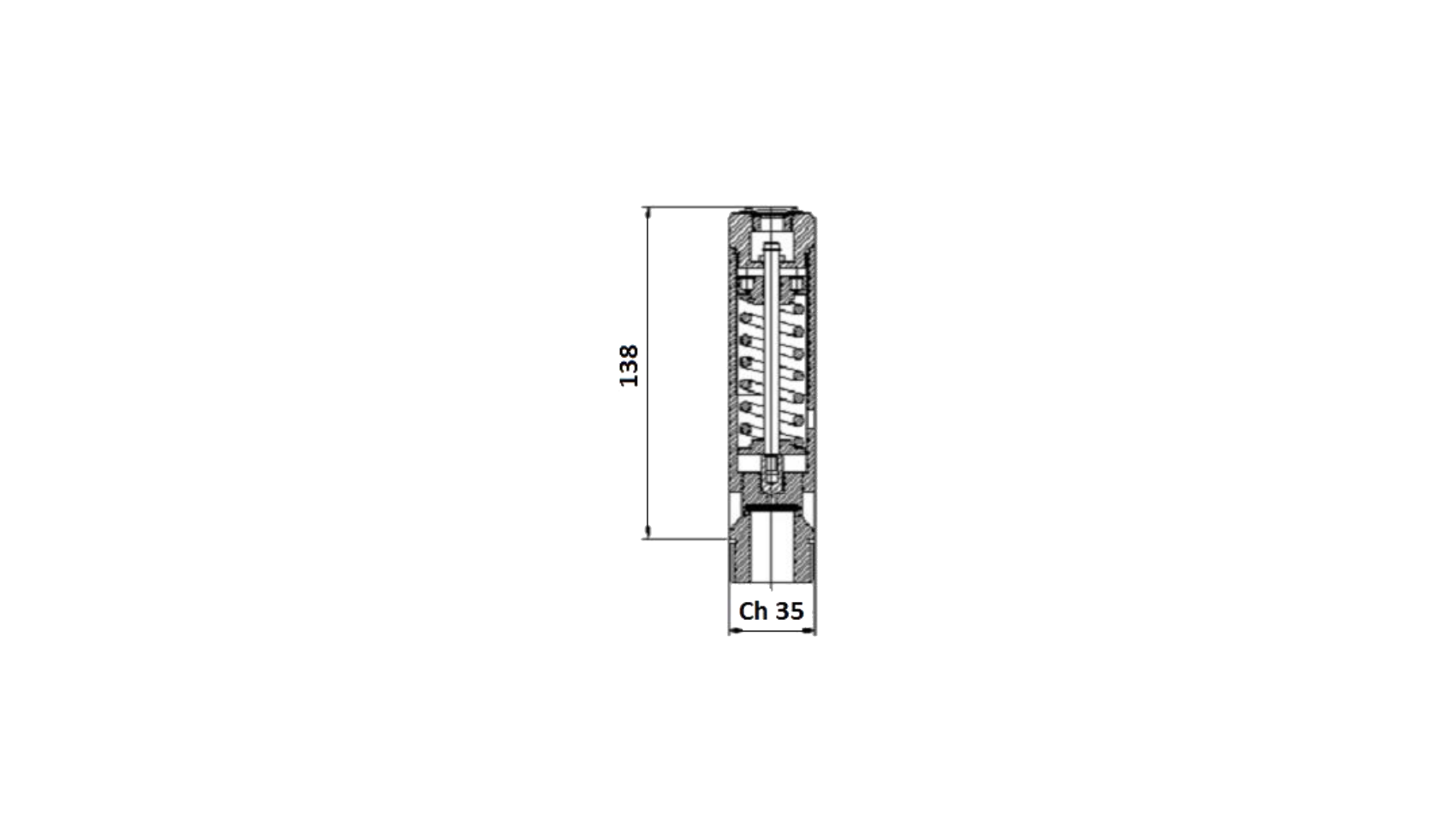 Soupape de sûreté 0,5bar mm 1"1/2